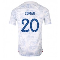 Maglie da calcio Francia Kingsley Coman #20 Seconda Maglia Mondiali 2022 Manica Corta